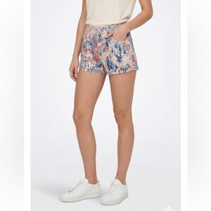 Top Shop Multi Coloured Midrise Shorts Size 26